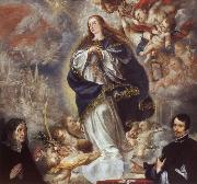Juan de Valdes Leal The Immaculate Conception of the Virgin,with Two Donors Sweden oil painting artist